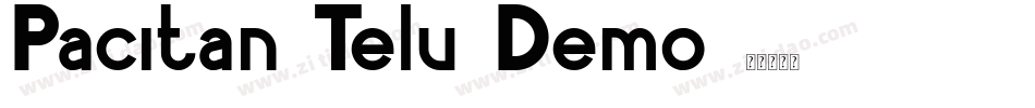 Pacitan Telu Demo字体转换